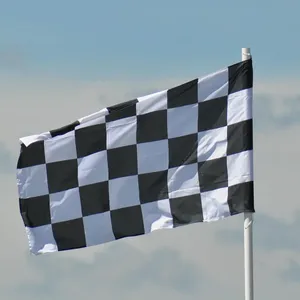 Nascar Checkered Flag Sublimated 3D All Over Print T-Shirt